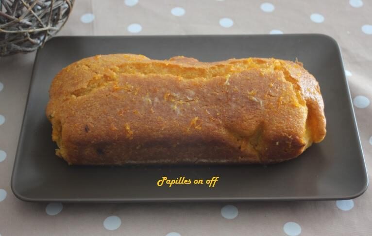 Cake à la carotte, glaçage à l’orange