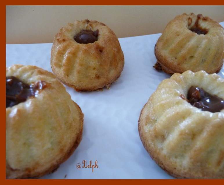 Cake à la confiture de lait au goût chocolat.