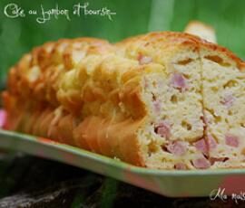 Cake au jambon et au boursin