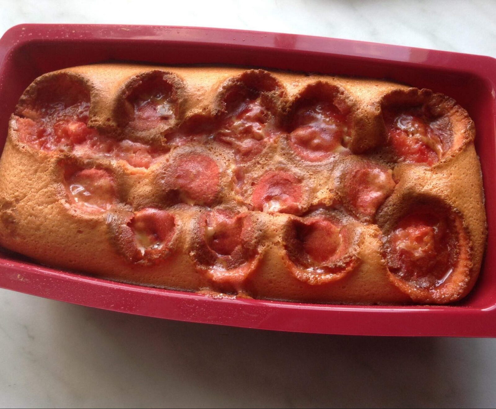 Cake aux fraises Tagada