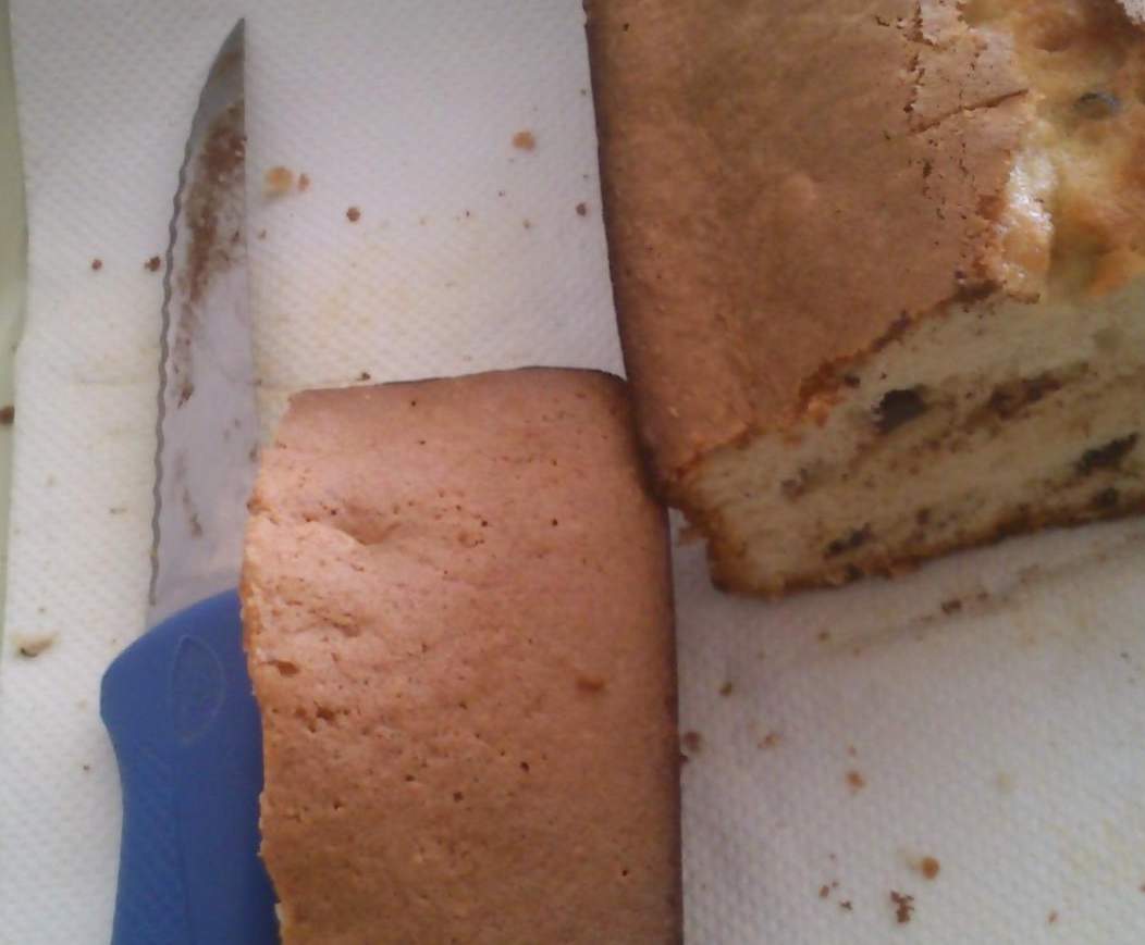 cake aux pépites de chocolat