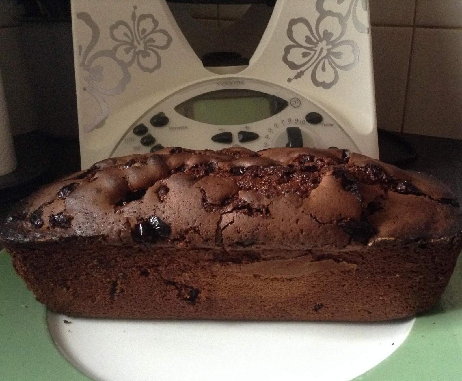 Cake chocolat noir et cranberries