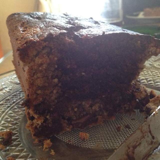 Cake marbré chocolat noisette