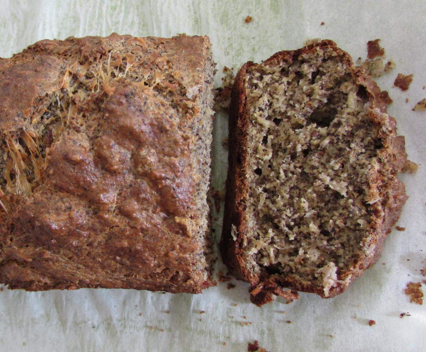 Cake olives lardons à la farine de lentilles vertes (sans gluten)