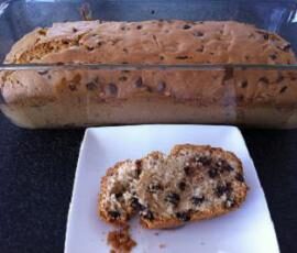 Cake sablé aux pépites de chocolat (ou aux fruits confits)