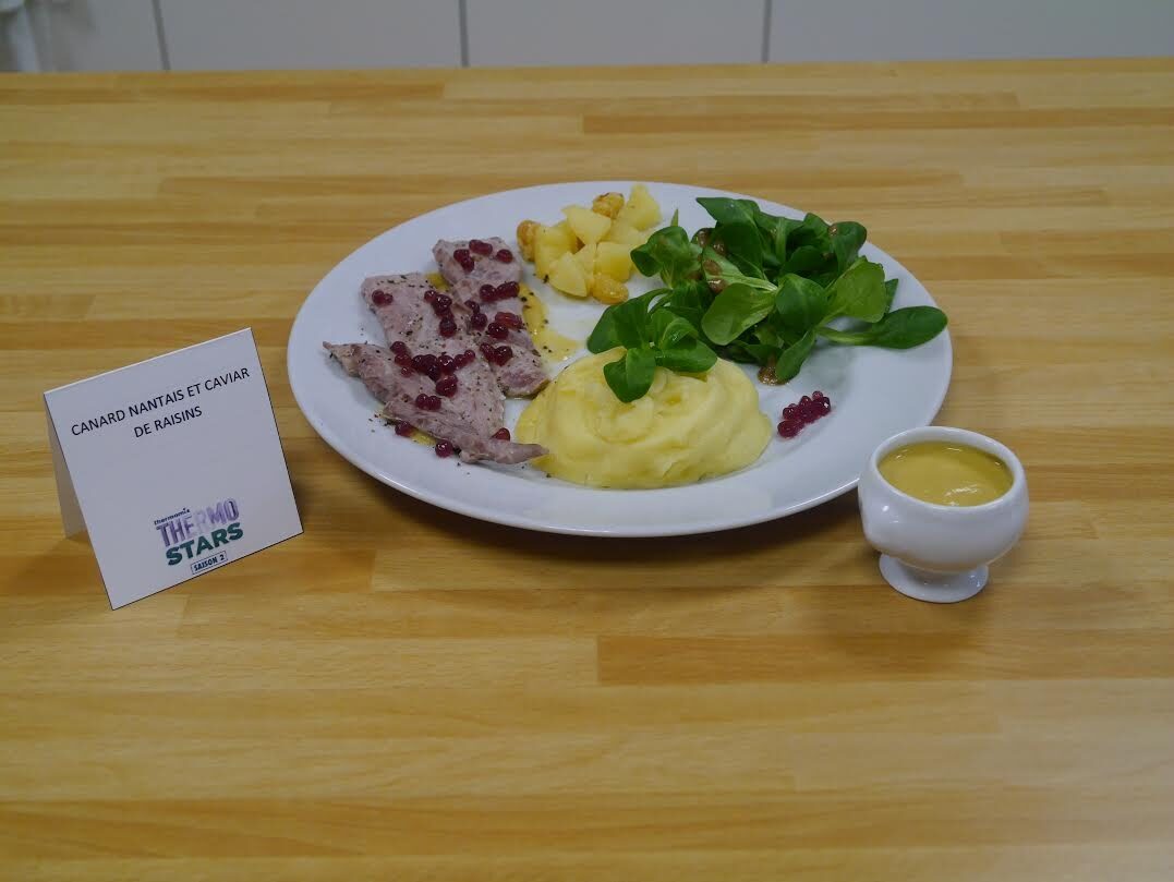 Canard nantais et caviar de raisin - Thermostars