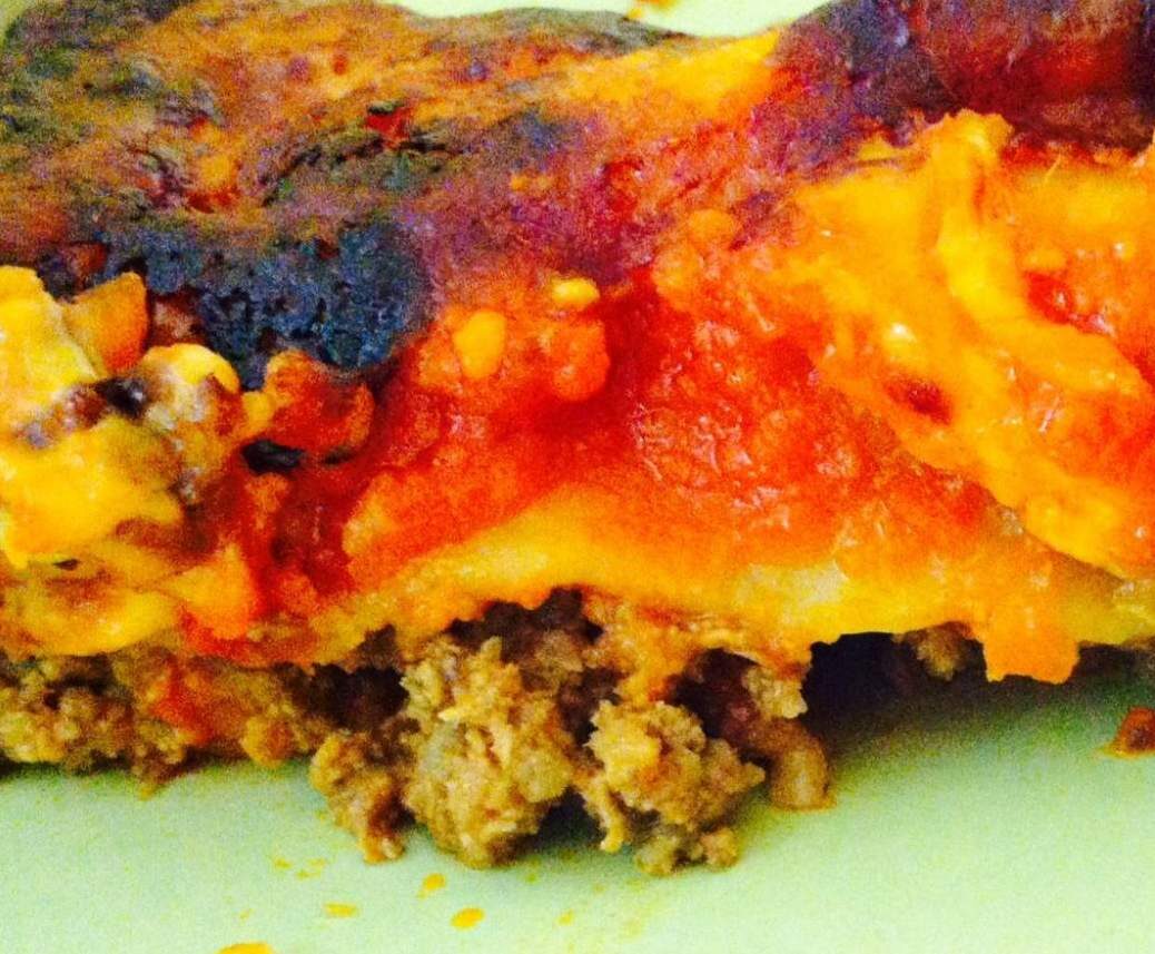 canelloni farcis à la viande et petits légumes