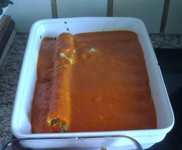 Cannelloni aux bettes et à la ricotta