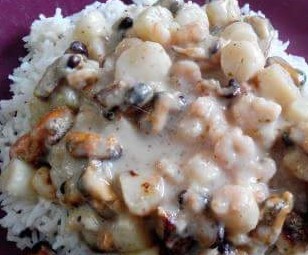 Cassolette de fruits de mer