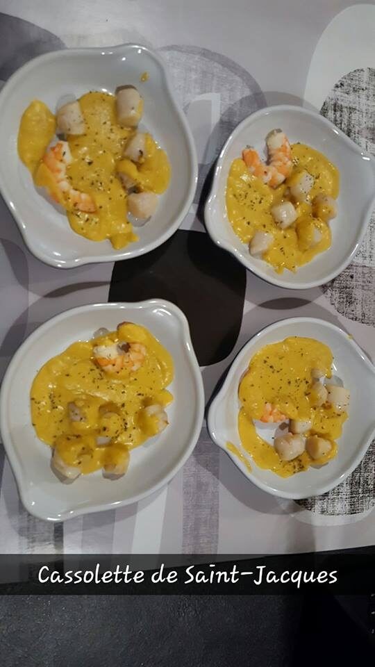 cassolette de Saint-Jacques