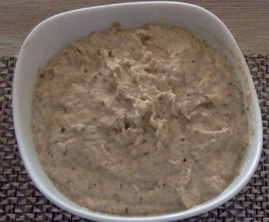 Caviar d'aubergines au Tahini (crème de sésame)