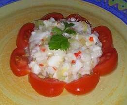 Ceviche de cabillaud