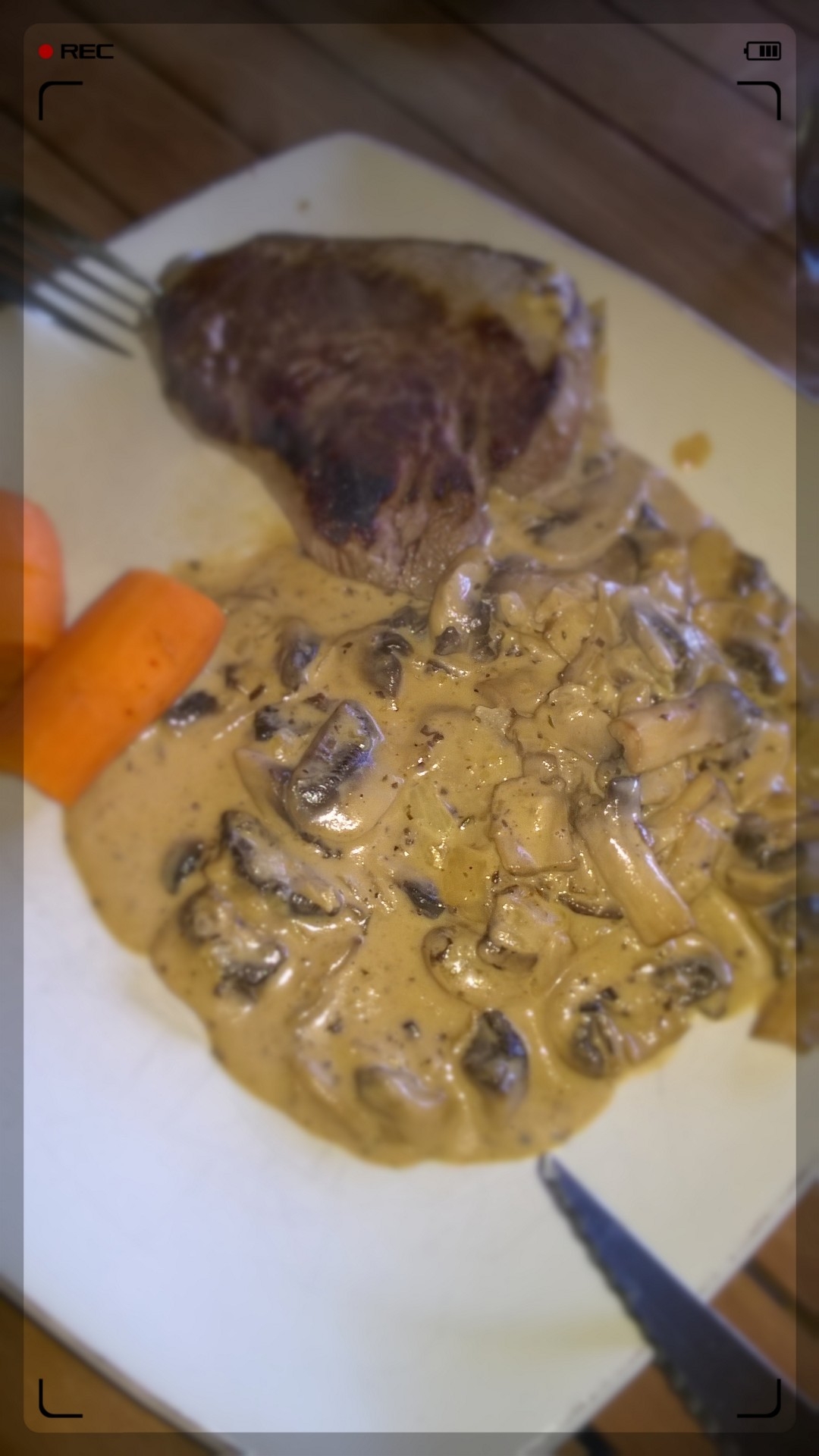 Champignons à la crème