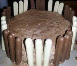 Charlotte glacée au chocolat