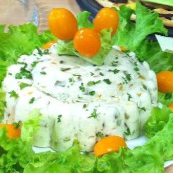 Charlotte poisson et poivrons