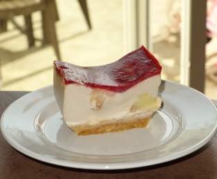 Cheesecake à la pomme et au thé