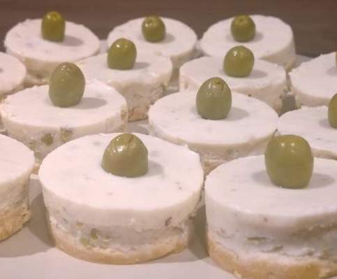 Cheesecake aux olives