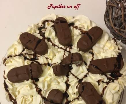 Cheesecake bounty au fromage frais, deux chocolats et noix de coco