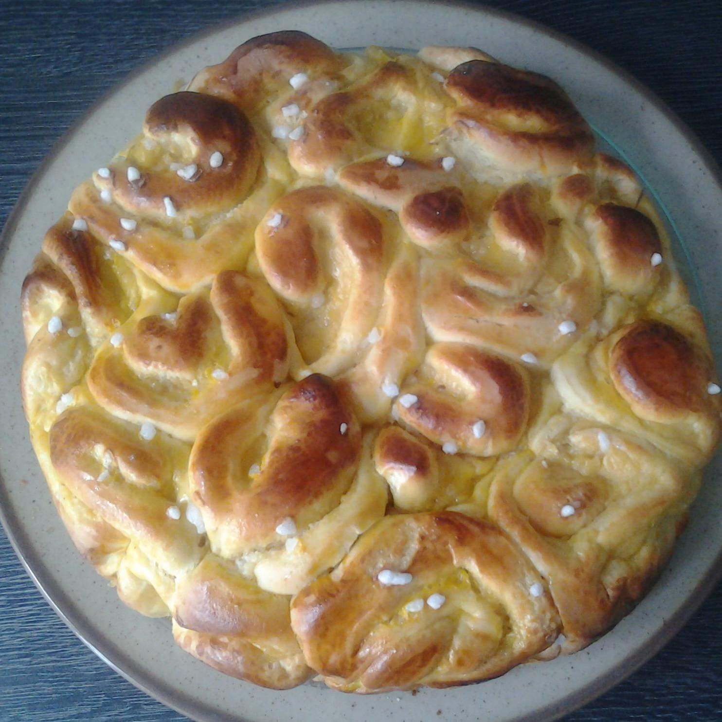 Chinois à la crème pâtissière