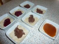 Choco- muesli à la confiture ou au Nutella ( sans oeufs )