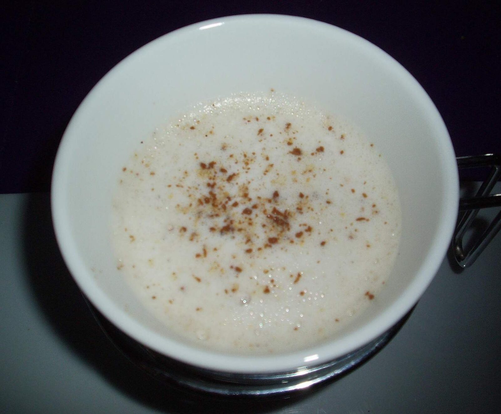 Chocolat chaud blanc aux Schoko-bons