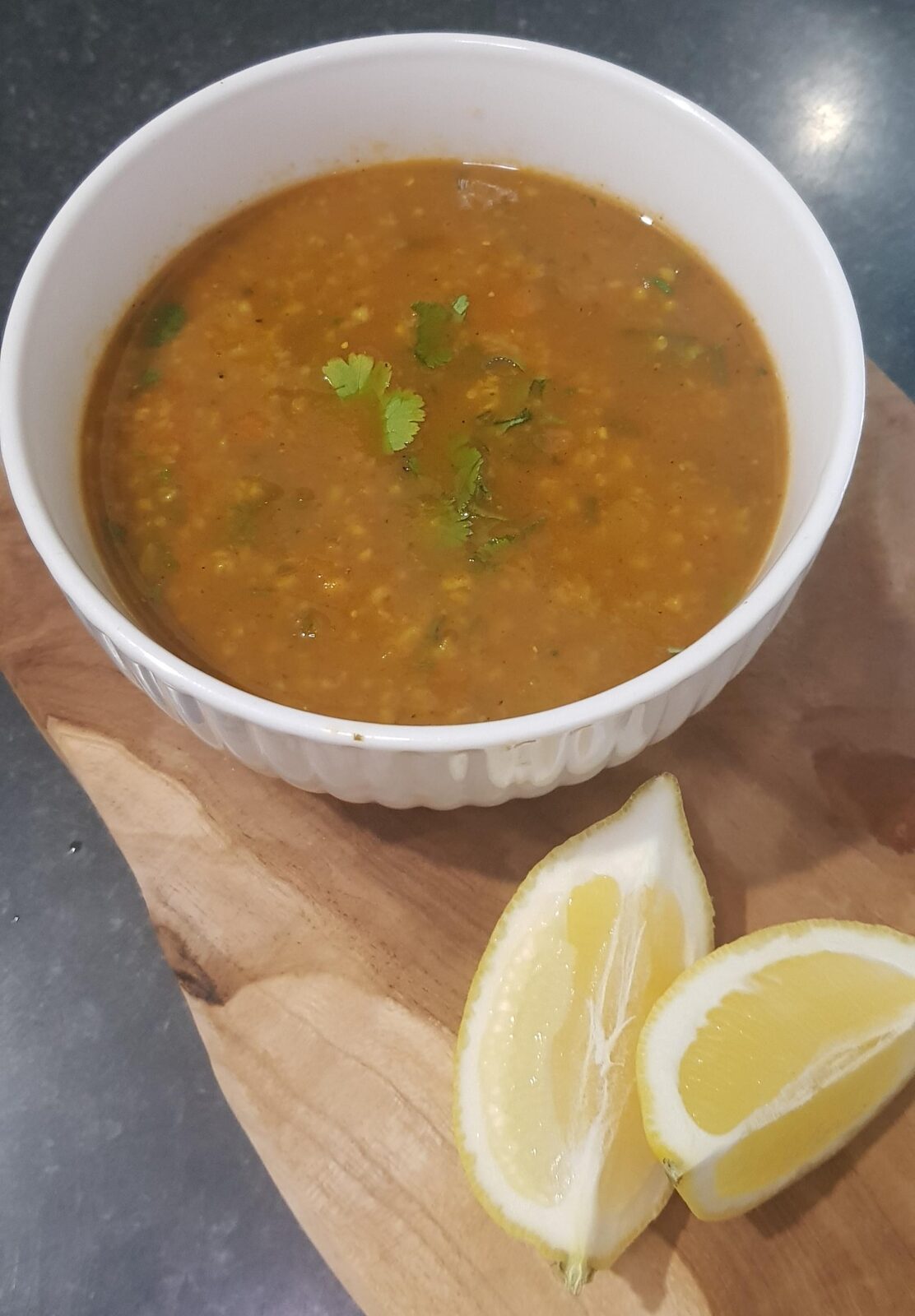 CHORBA FRIK (Soupe de blé vert concassé)