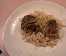 Choux farcies au riz