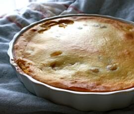 Clafoutis amandes/chocolat