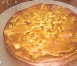 Clafoutis aux mirabelles en crème d'amande