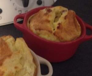 Clafoutis de brocolis au lardons fumé