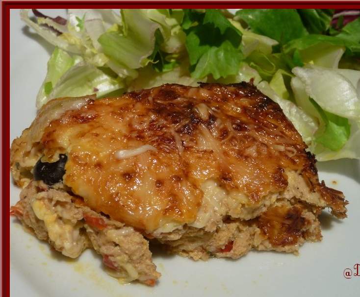 Clafoutis de thon aux poivrons