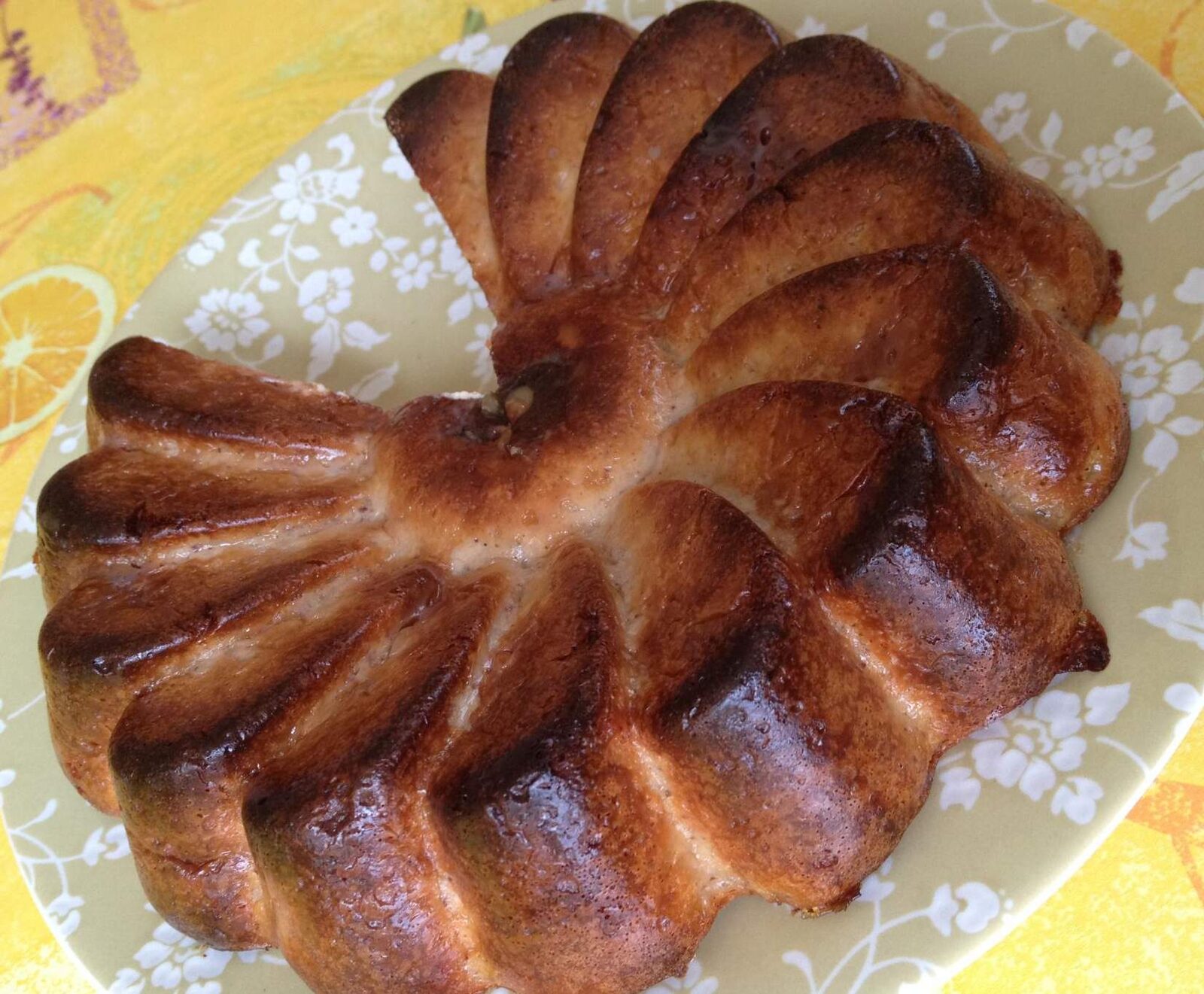 Clafoutis pommes noisettes
