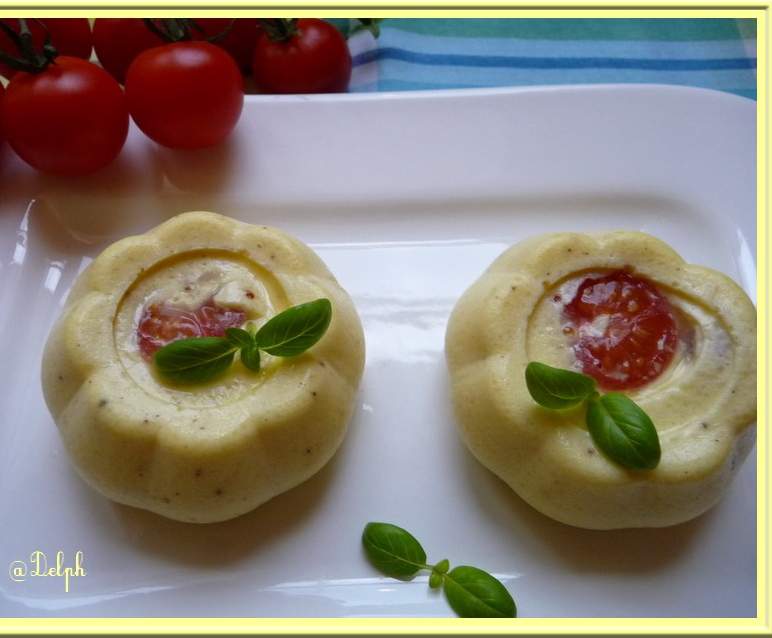 Clafoutis tomates cerise