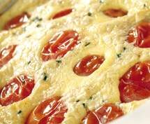 Clafoutis tomates mozzarella