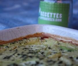 Clafoutis vache qui rit tomates/Courgettes