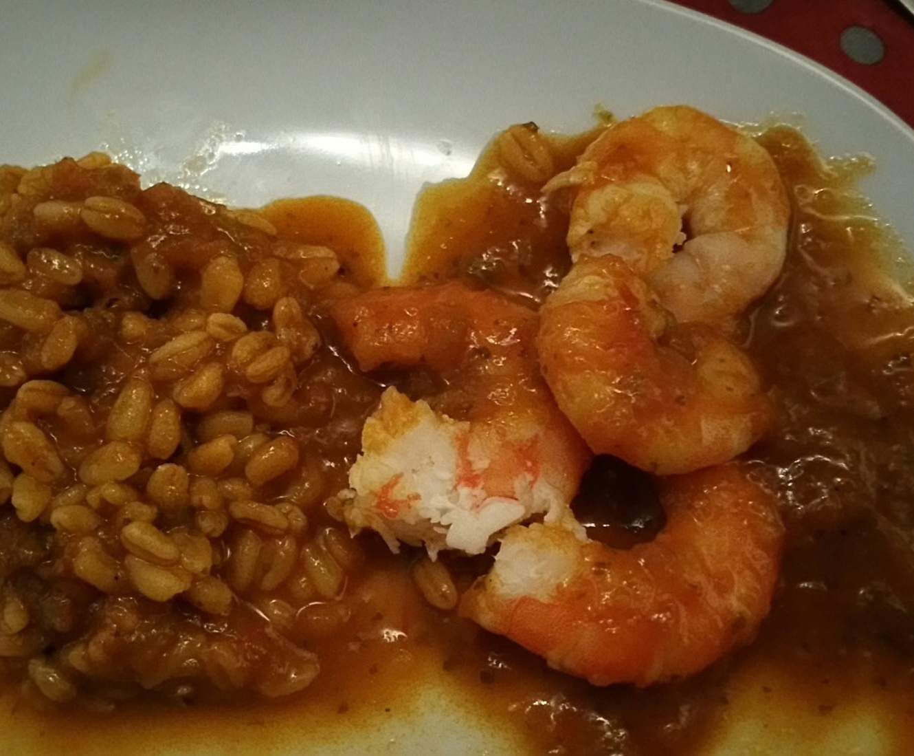 Colombo de crevettes au blé