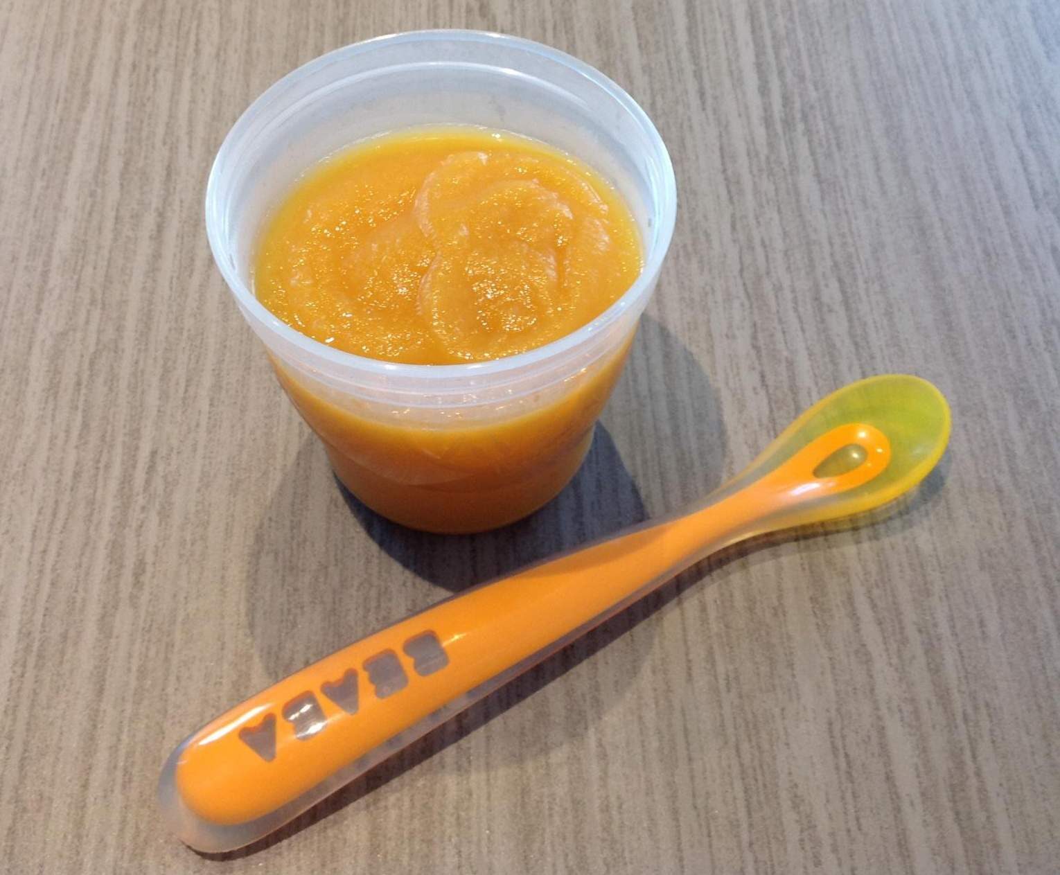 Compote melon - pêche