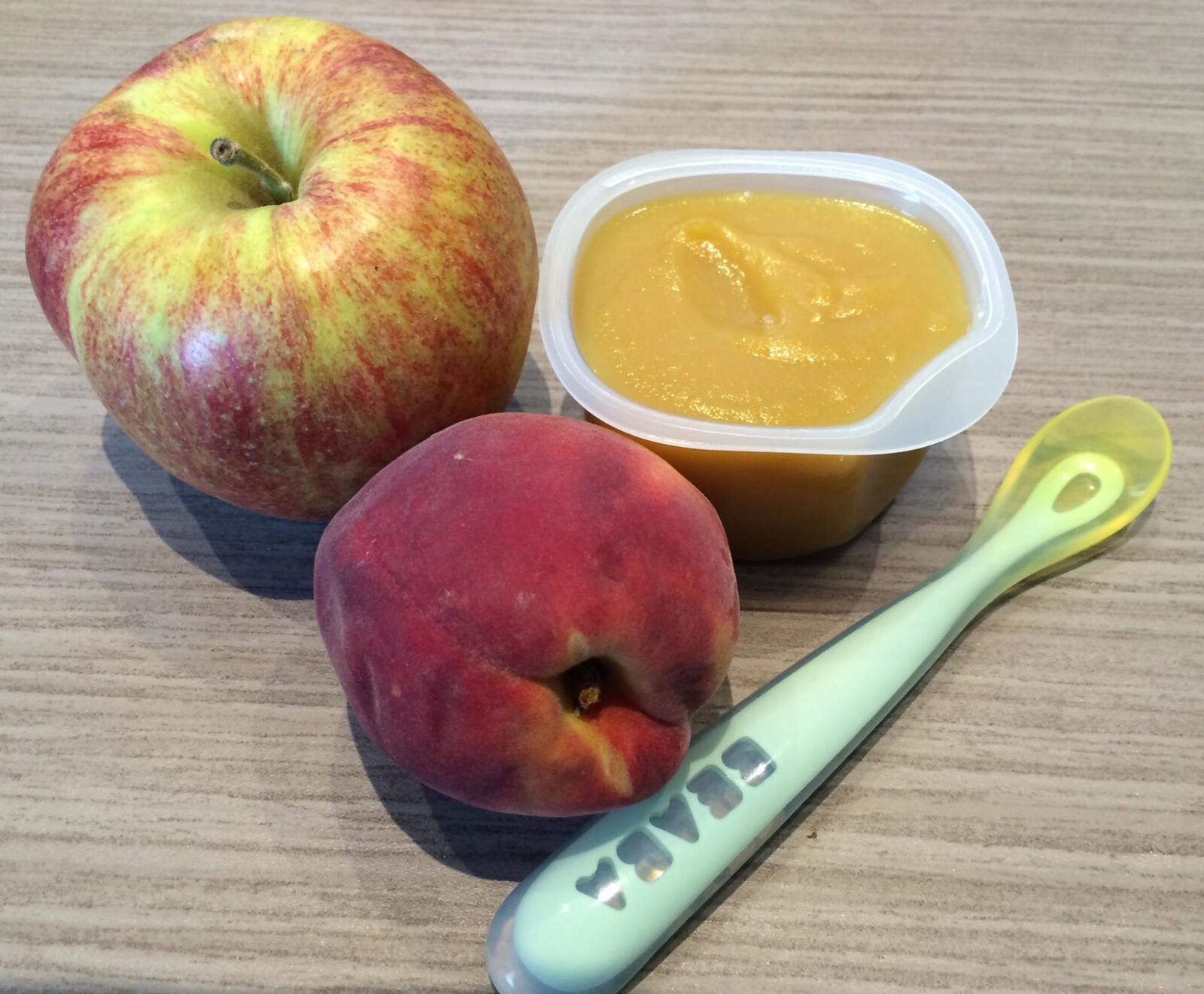 Compote pomme - pêche