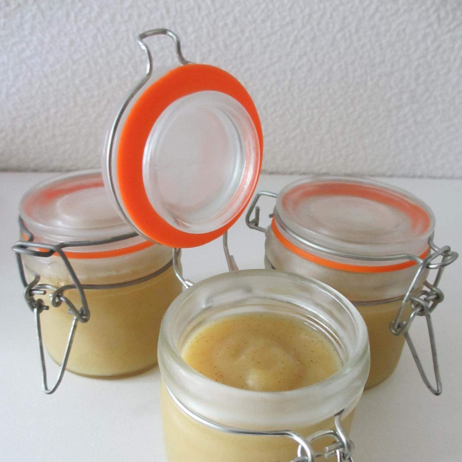 Compote pomme-rhubarbe vanillée