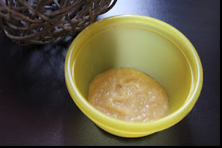 Compote pommes mangues sans sucre pour bébé