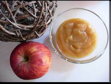 Compote pommes, miel, vanille