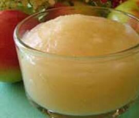 Compote pommes/poires/miel