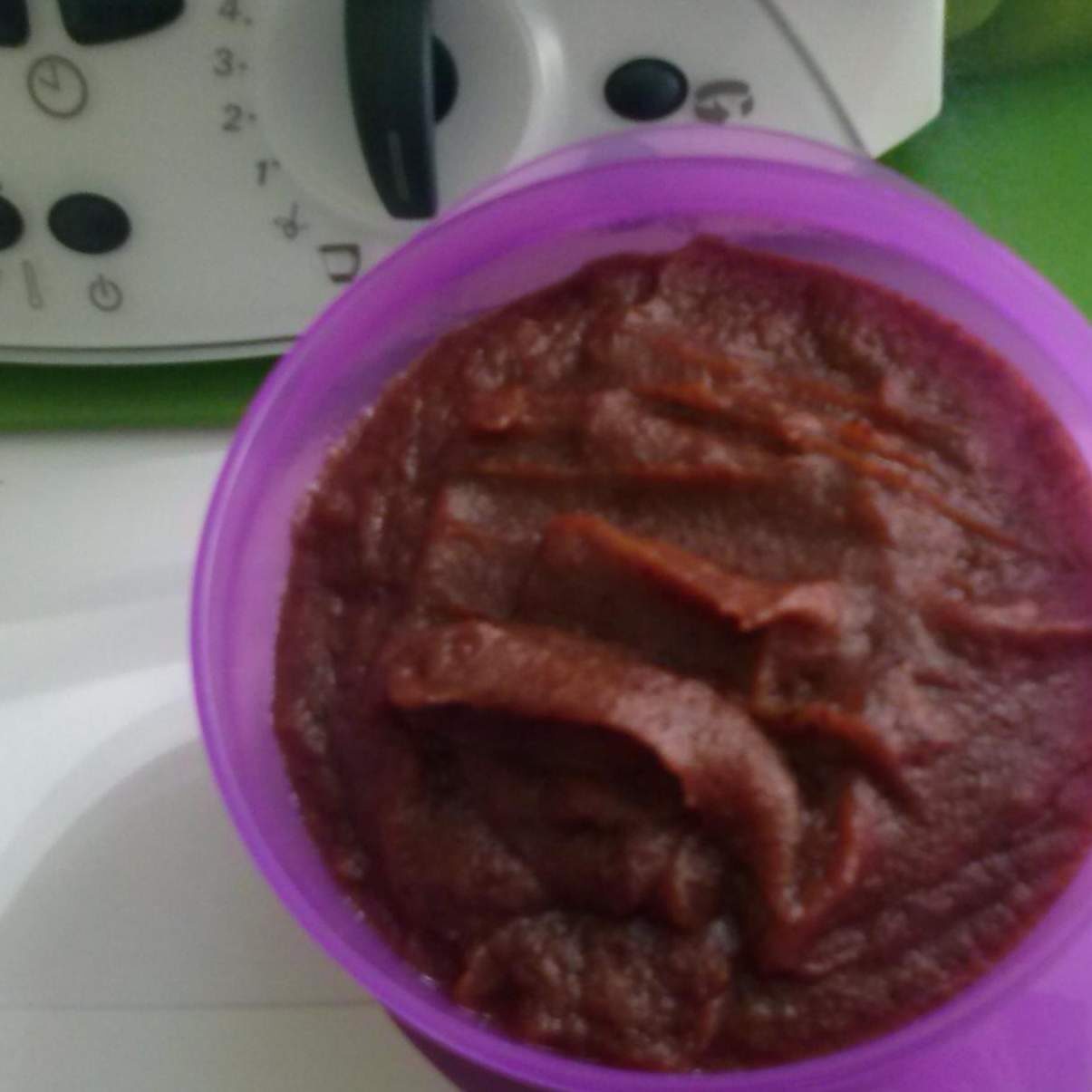 Compote pommes pruneaux vanille