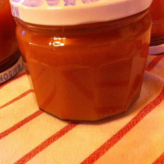 Confipote aux pêches