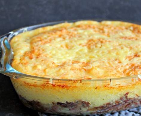 Confit de canard en parmentier au comté