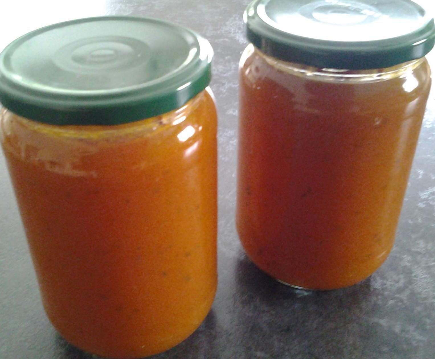 Confiture abricot menthe