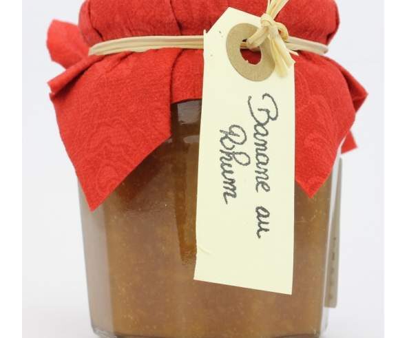 CONFITURE BANANE RHUM