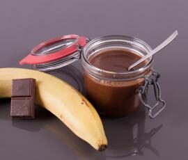 Confiture chocolat bananes
