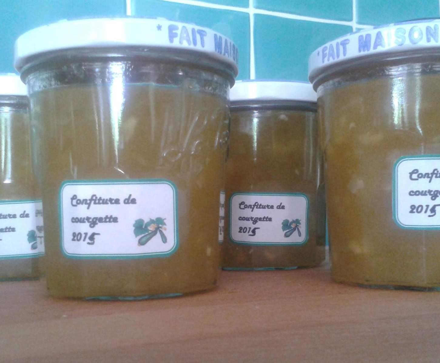 confiture de courgette