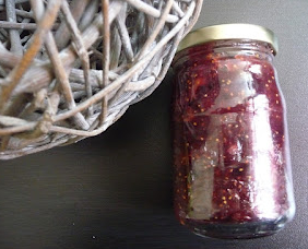 Confiture de figues et noix